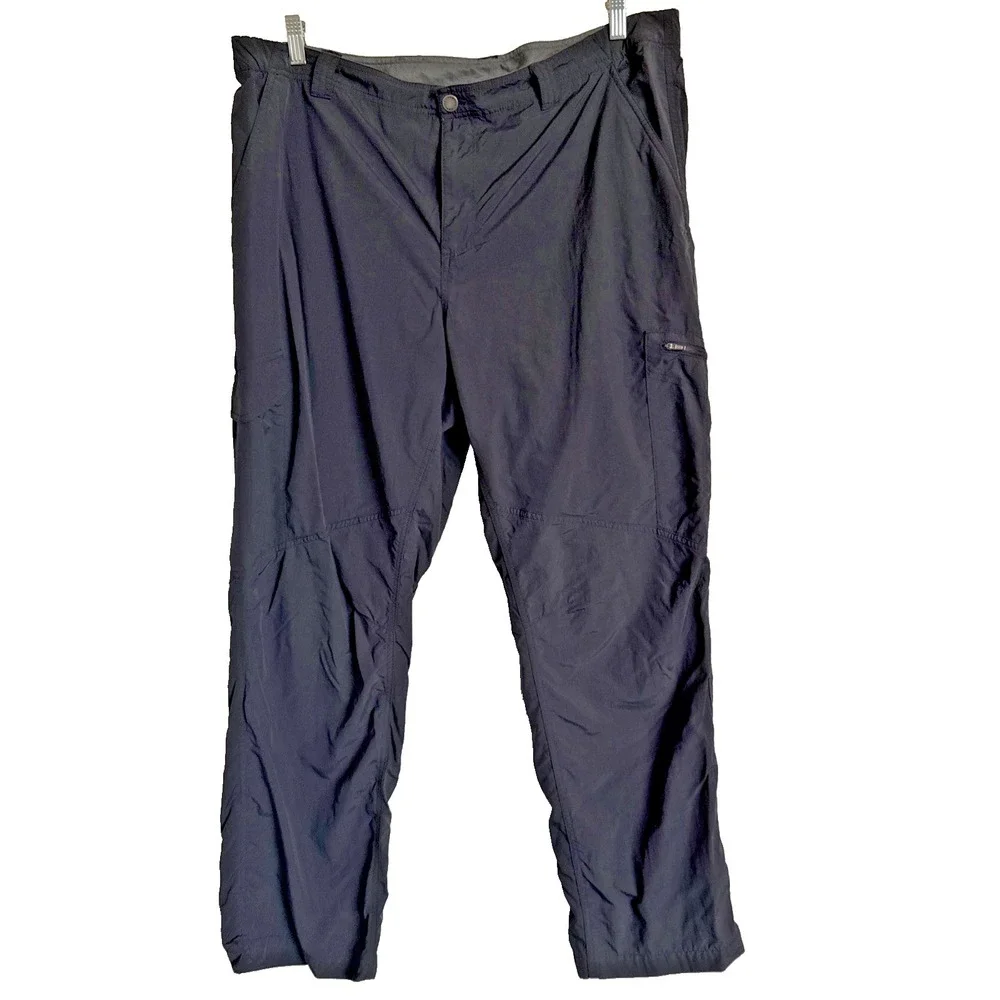 Columbia Silver Ridge Cargo Pants Mens‎ 42x30 Dark Gray Nylon Hiking AM8007